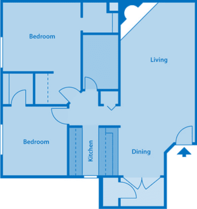 The Arboretum 2A Floor Plan Image depicting layout of home.