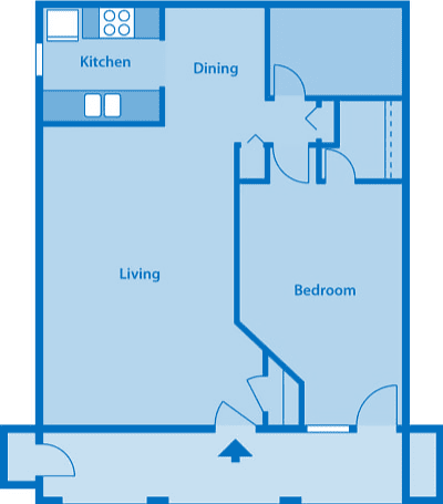 The Arboretum 1D Floor Plan Image depicting layout of home.