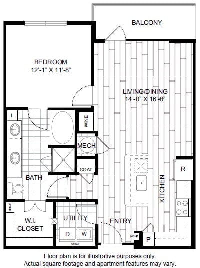A10 Floor Plan at Windsor CityLine