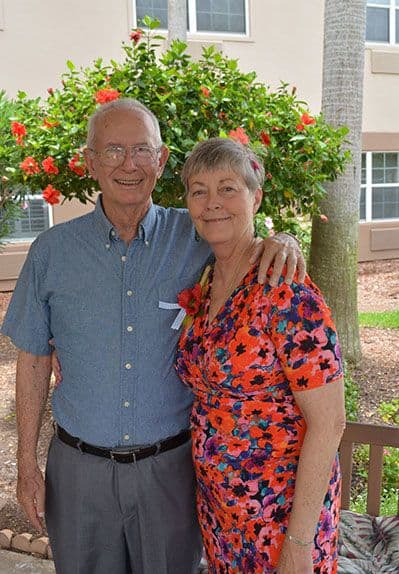a man and a woman standing next to each other at Savannah Cottage of Lakeland, Lakeland
