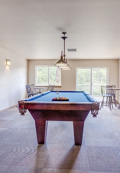 a pool table at VINTAGE AT ARLINGTON, Arlington, Washington