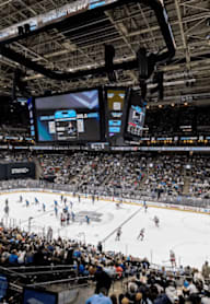 A hockey game at Lotus Republic Apartments, Salt Lake City