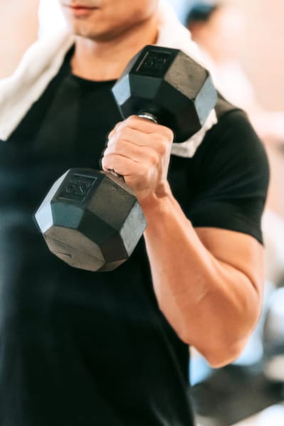 our gym is equipped with a lot of weights and cardio equipment
