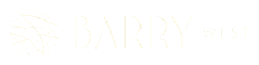 Barry West logo with a green background.