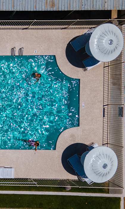 Aerial Pool View