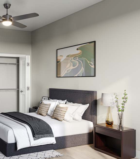 Spacious Bedrooms at Carson Crossing Affordable Apartments in Austin