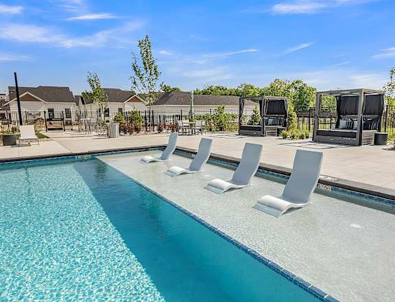 Slate at Fishers District in Fishers, Indiana Pool with Lounge Chairs