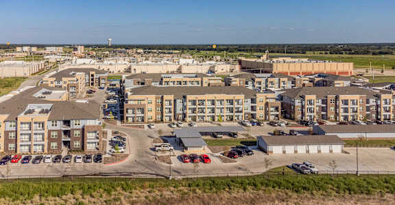 Aerial View at Magnolia Grove Apartments, Terrell, Texas