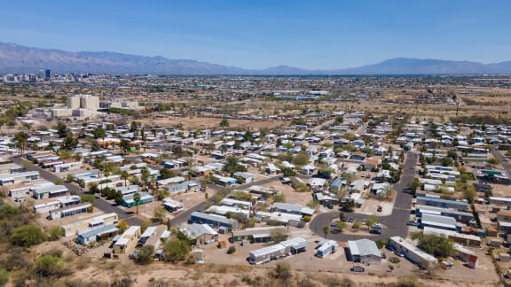 Aerial view of Silverlake Estates