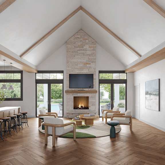 Okemos Grand Reserve Clubhouse Rendering | Brand New Apartments in Okemos, MI