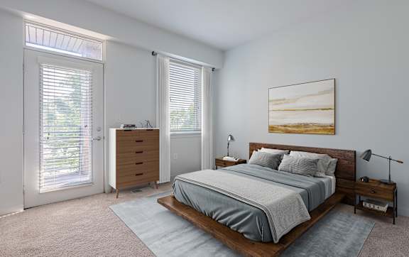 Large Bedroom at Pinnex, Indianapolis, Indiana
