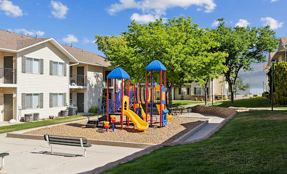 our apartments have a playground for children in our community