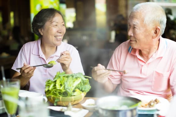 people eating