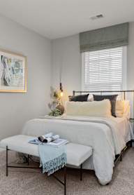 Bedroom at Merion at Cross Keys Apartments, Williamstown, California