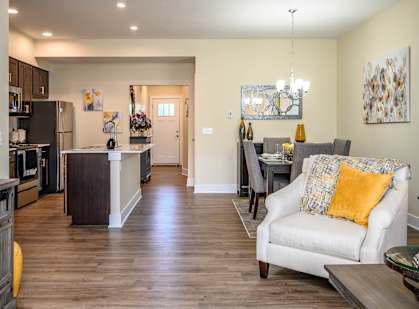 Kitchen, Dining Area at Hathaway Meadows in Farmington NY