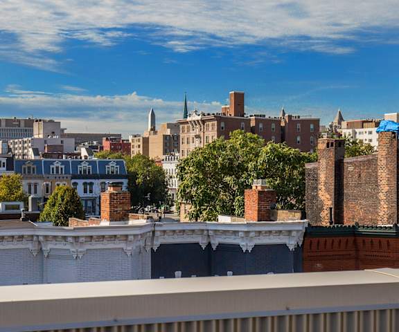 a view of the city from the roof of our apartment