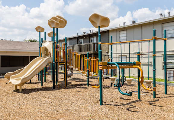 Outdoor Playground at La Bella Apartments, Fort Worth