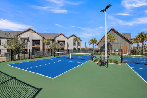 two tennis courts at Canter, Ocala, Florida