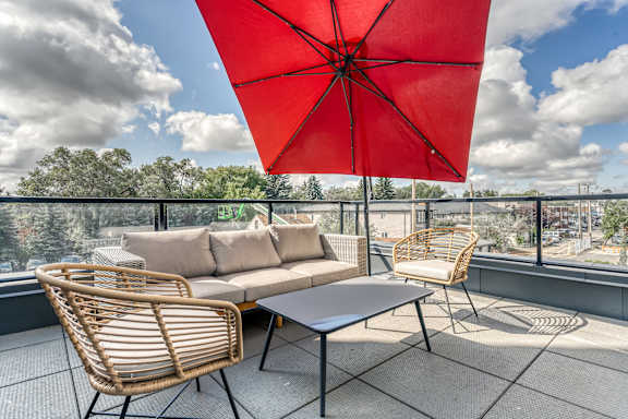 Rooftop Patio at Southpark on Whyte, Alberta