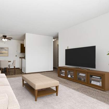 West St. Paul, MN Covington Courts Apartments | Living Room