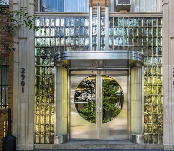 Art Deco Exterior at Park Crescent, Washington