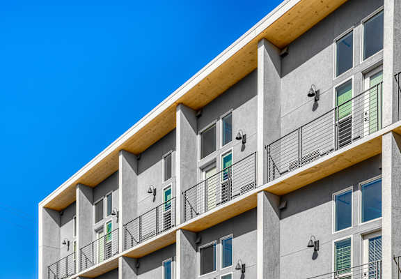 a picture of an apartment building