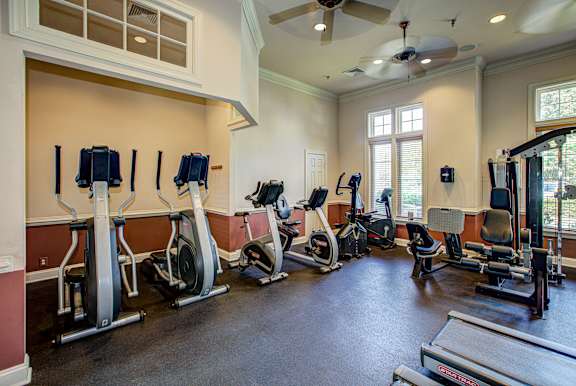 Equipped gym at Broadlands Apartments, Ashburn, VA, 20148