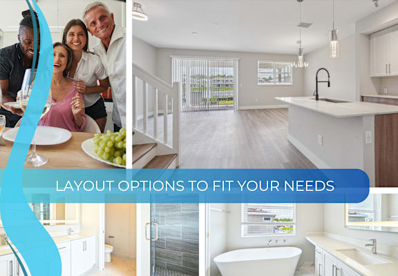 your options to fit your needs in a new home