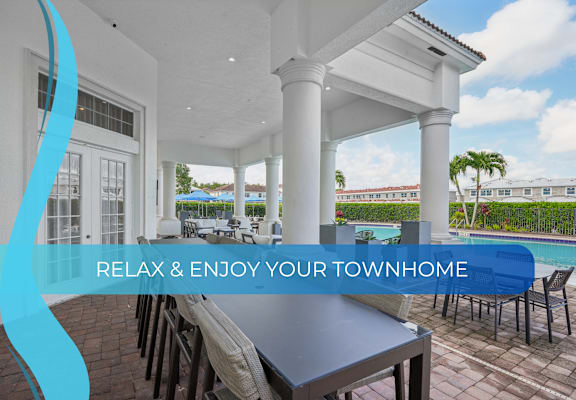 relax and enjoy your home at the pool
