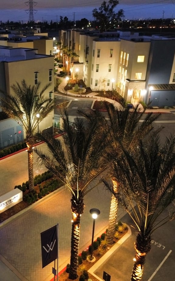Aerial Exterior View at Westbury Apartments, Rancho Cucamonga, CA, 91739