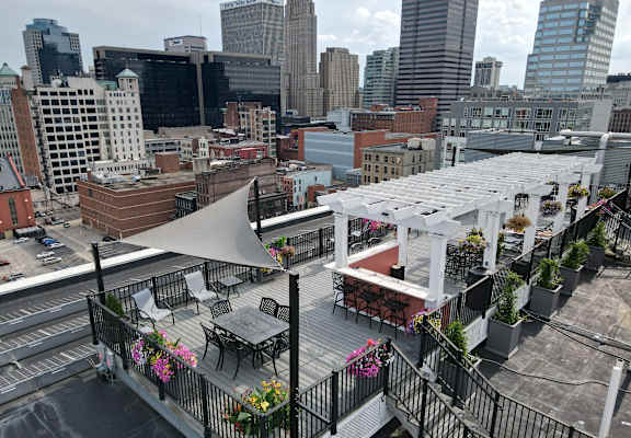 Top view at the Power Building, Cincinnati, OH