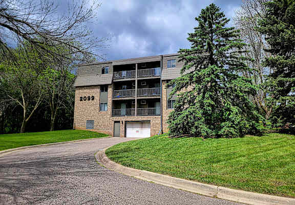 the building where the apartment is located