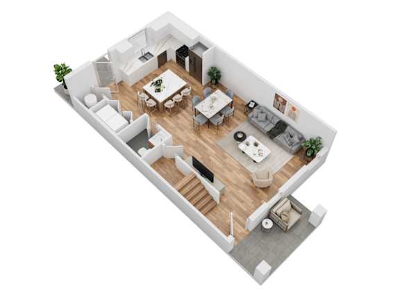 First Floor Rendering