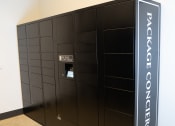 Thumbnail 10 of 23 - a group of black refrigerators in a room