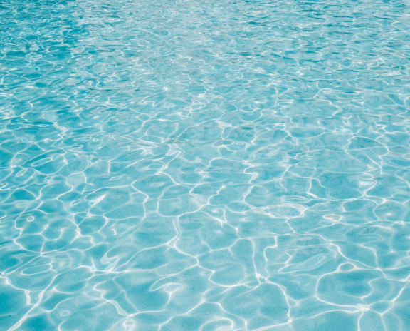 rhythm of the water in the swimming pool