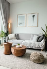 Living Room Sofa at Promenade at Carillon, St. Petersburg, Florida