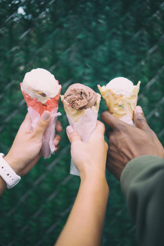 Ice cream at Biscayne Bay