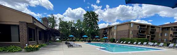 an aerial view of the pool at the resort at governors residence