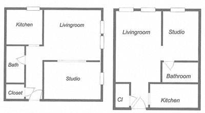 225 Place Apartments floor plan, Minneapolis, Minnesota