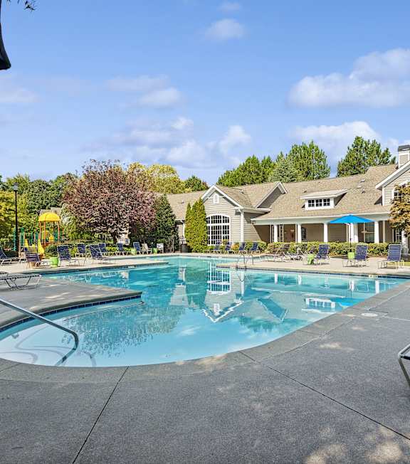 Large pool at Lakeside Vista Apartments in Kennesaw GA