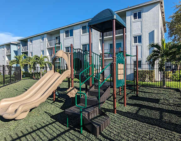 our apartments have a playground for your kids to play
