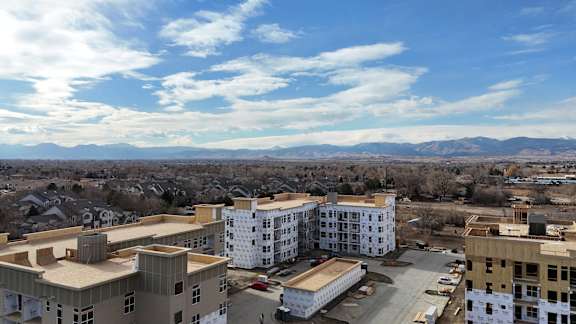 a view of a city from the roof of a building