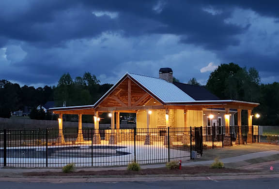 Woodland Springs Townhomes | Resort Style Pool & Pavilion