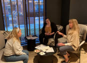 Thumbnail 5 of 7 - a group of women sitting around a table