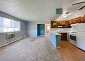 Thumbnail 3 of 28 - Eastlake Terrace 2 Bedroom Living Room & Kitchen