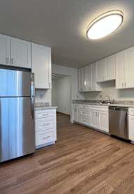 Fully Furnished Kitchen at Holiday Park Apartments, Pittsburgh, PA, 15239