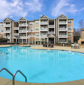 our apartments have a large pool for residents to enjoy