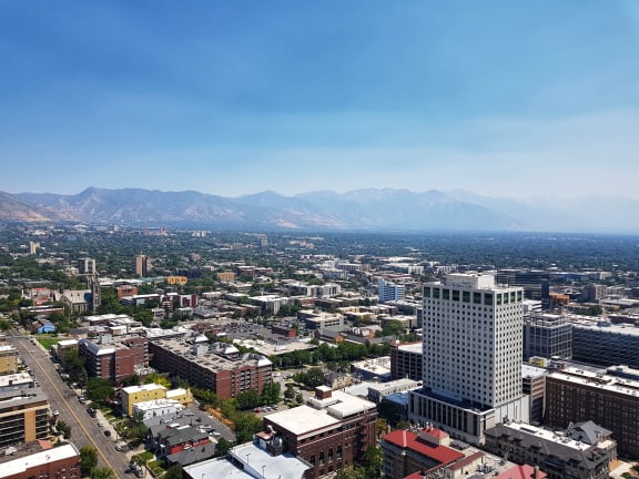 a view of salt lake city