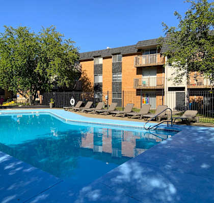 our apartments in a city have a swimming pool