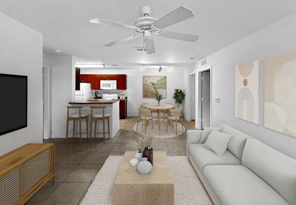 Open-Concept Layouts at Brook Haven Apartments in Brooksville, FL
